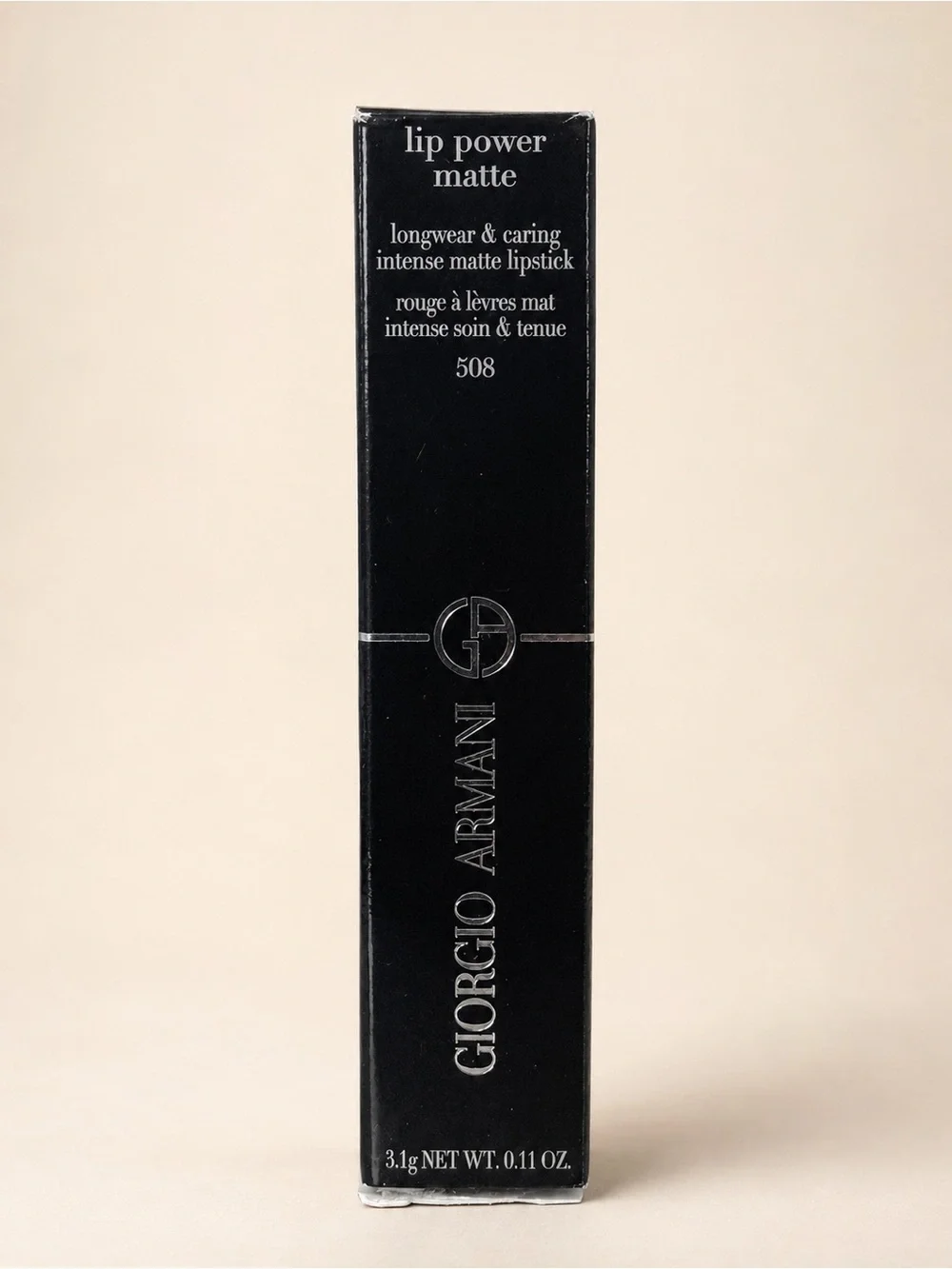 Giorgio Armani Lip Power Matte Lipstick 508 Eccentric